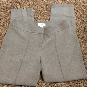 Grey ankle pants